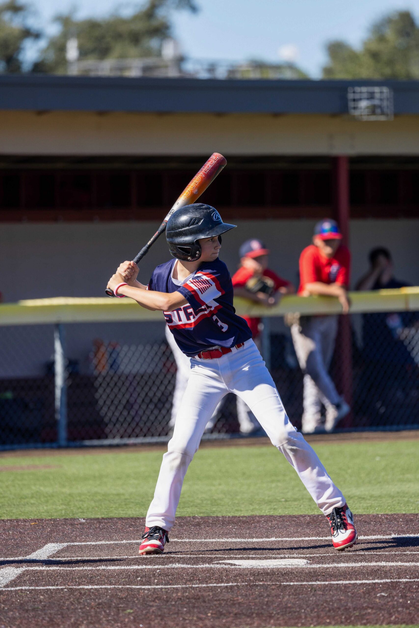 Sonoma Stack player batting during a game