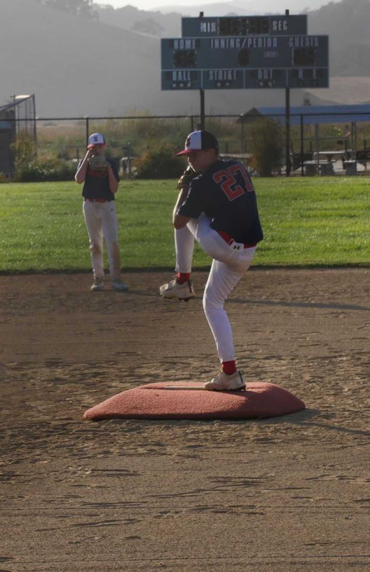 Sonoma Stack pitcher throwing from the mound
